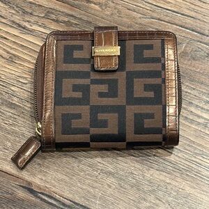 Givenchy Geometric Brown and Black Wallet